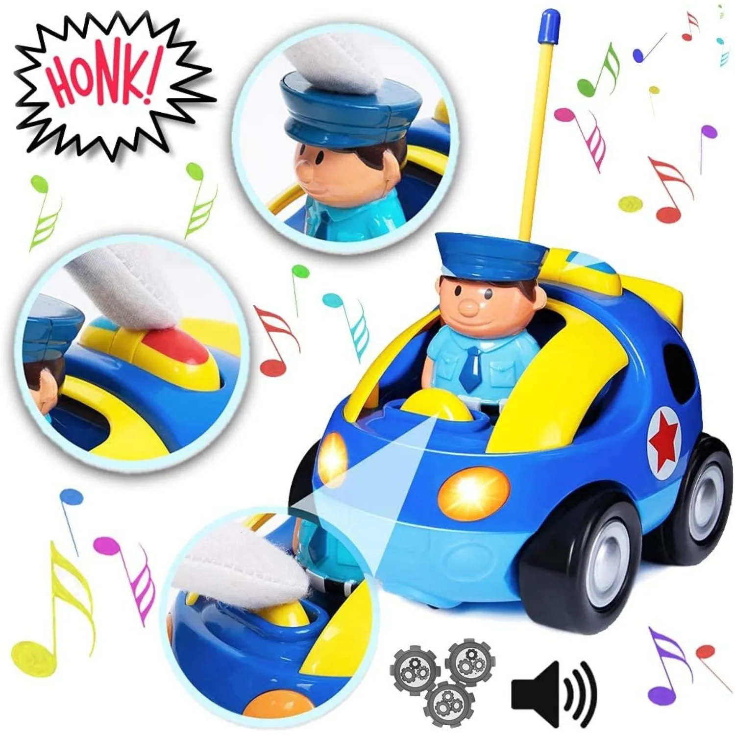 Toddlers RC Police Cars 5
