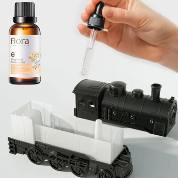Train Air Humidifier With Remote Control Ultrasonic Aromatherapy Diffusers Mist Maker Fragrance Essential Oil Aroma Difusor 3
