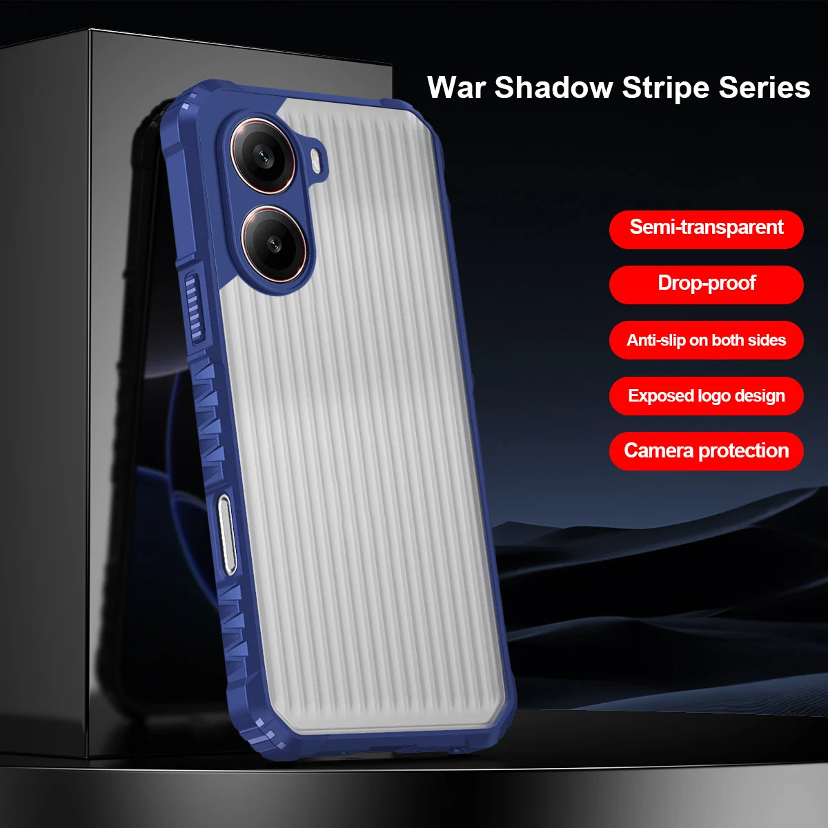 Armor Shockproof Hard Back Protective Phone Case