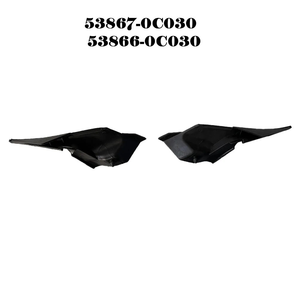 

Brand New Side Cowl Plate Accessories 2Pcs 53866-0C030 53867-0C030 Black For Toyota For Tundra 2007-14 Left+Right