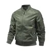 Baseball Jacket Men's Hiking Windbreaker Military Army Bomber Jacket Casual Fishing Coats Zipper Pockets Outwear Tops 3