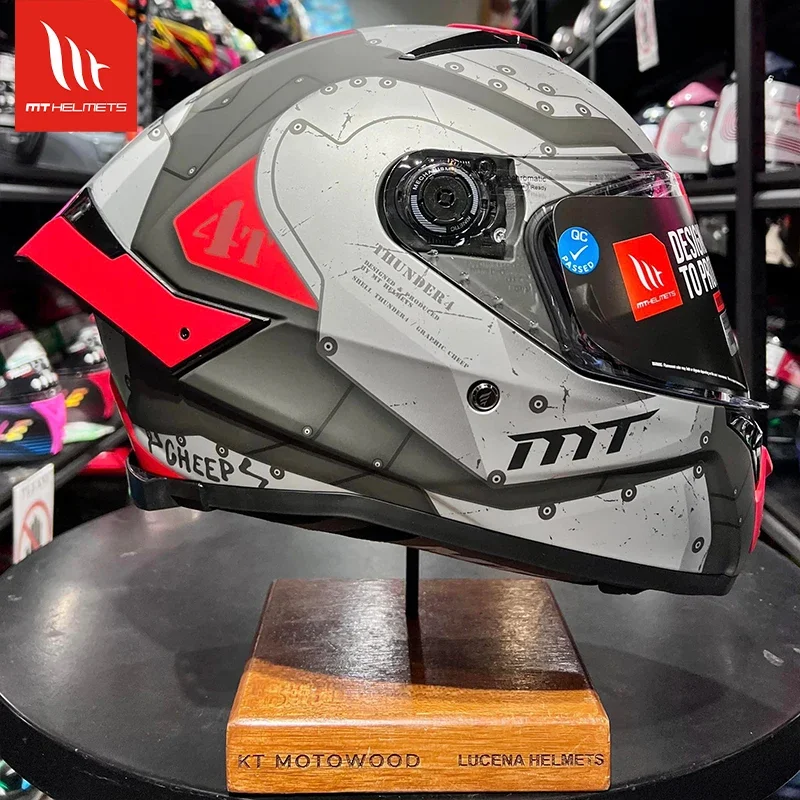 MT Helmets FF118SV Thunder 4 SV Cheep B5 Full Face Helmet Grey