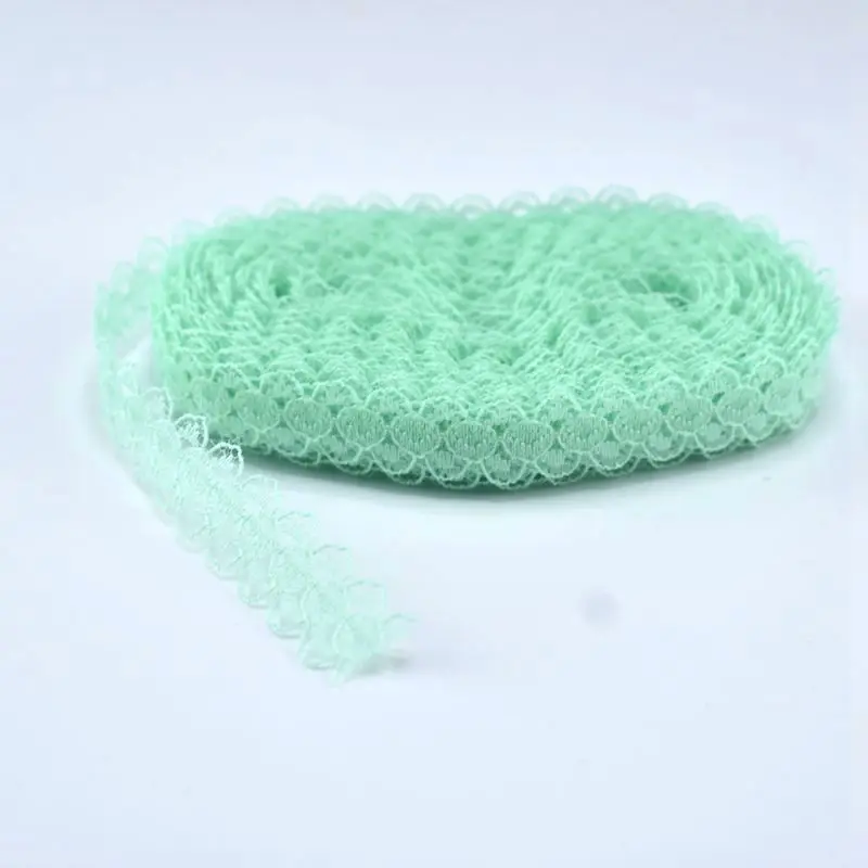 10yards Lace Fabric Ribbon 14mm African Lace Fabric Cotton Trim DIY Embroidered Sewing Wedding Decoration lace fabric,lace ribbon,lace sewing supplies,lace sewing accessories,lace decoration,lace accessories,lace garment accessories
