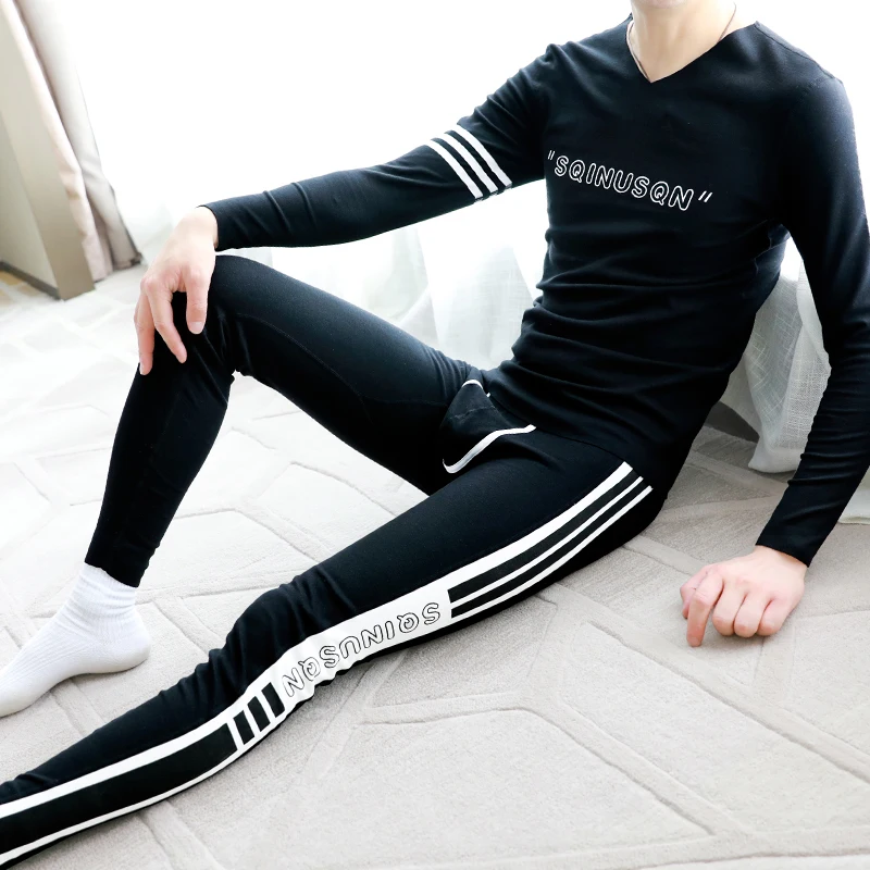 Thermal Underwear for Men Winter Soft Long Johns Set Men's Top & Bottom Set Cold Weather Ultra Thermal underwear Sets Male