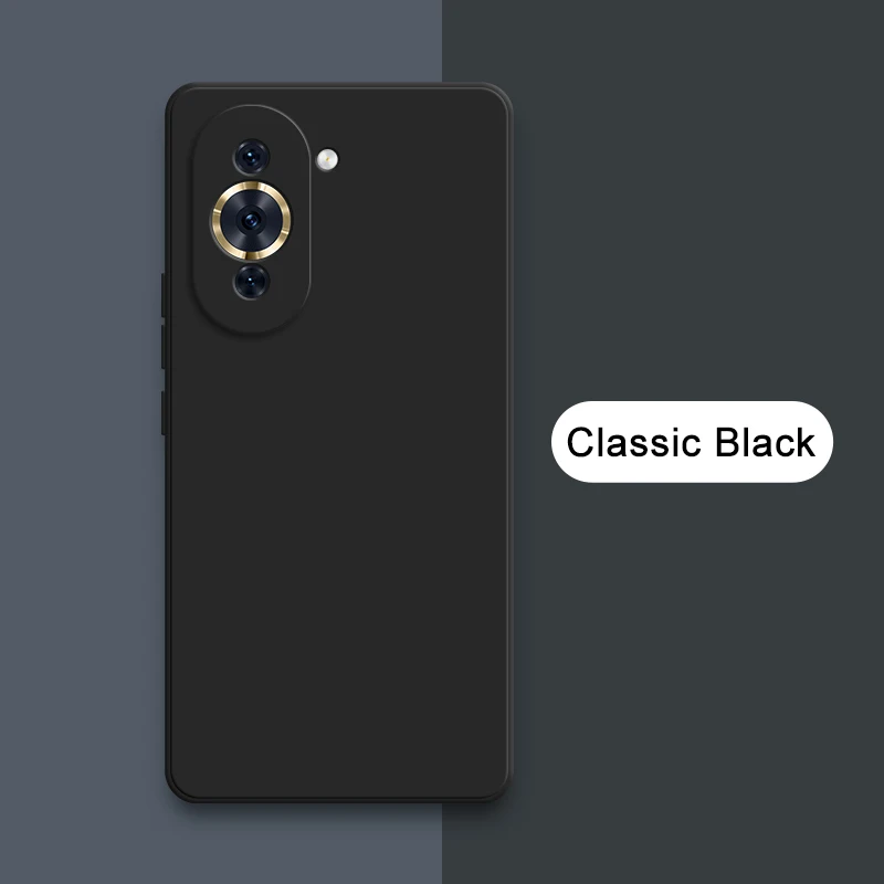Luxury Square Liquid Silicone Camera Protective Back Cover
