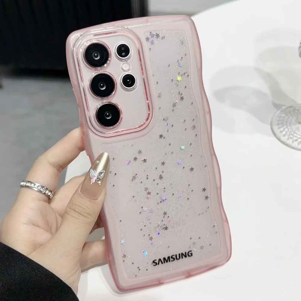 Star Sky Glitter Sequin Clear Silicone Phone Case Soft Cover