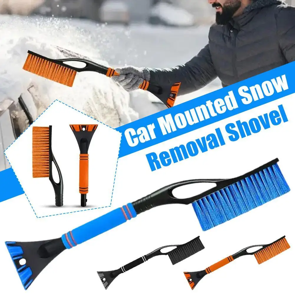 

Winter Detachable Car Snow Sweeping Shovel With EVA Foam Handle Cleaning Scraping Tool Ice Scraper Removal Brush