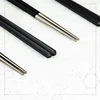 TiTo 1 Pair Japanese Chinese Metal Titanium Chopsticks Fiberglass + Pure Titanium Splicing Reusable Korean Chopsticks Tableware 3