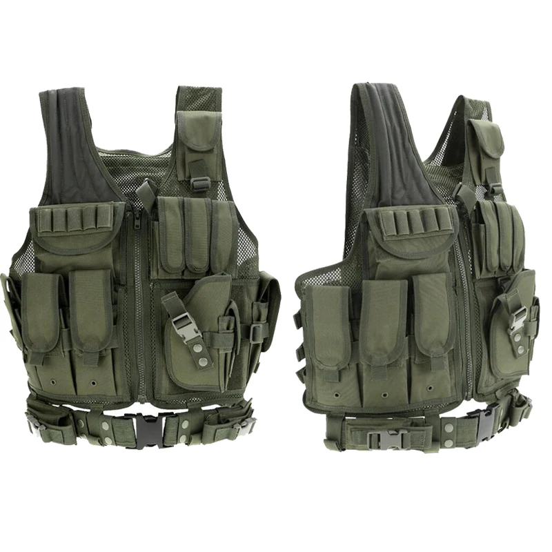 

Military Equipment Tactical Vest Police Training Combat Armor Gear Army Paintball Hunting Airsoft Vest Molle Protective Vests