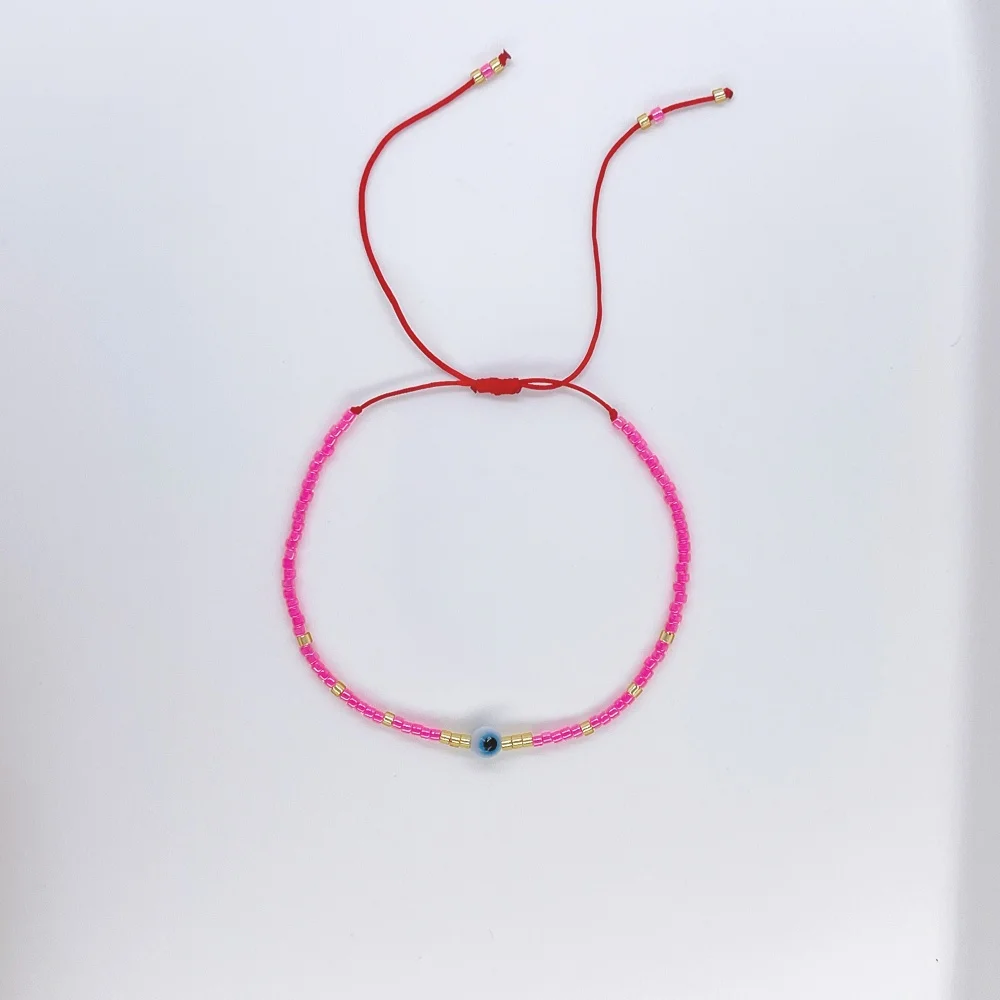 KKBEAD Handgefertigtes Miyuki-Perlen-Armband mit bösem Blick für Frauen, zierliches Accessoire, Schmuck, Geschenk, Pulseras – Detail 15