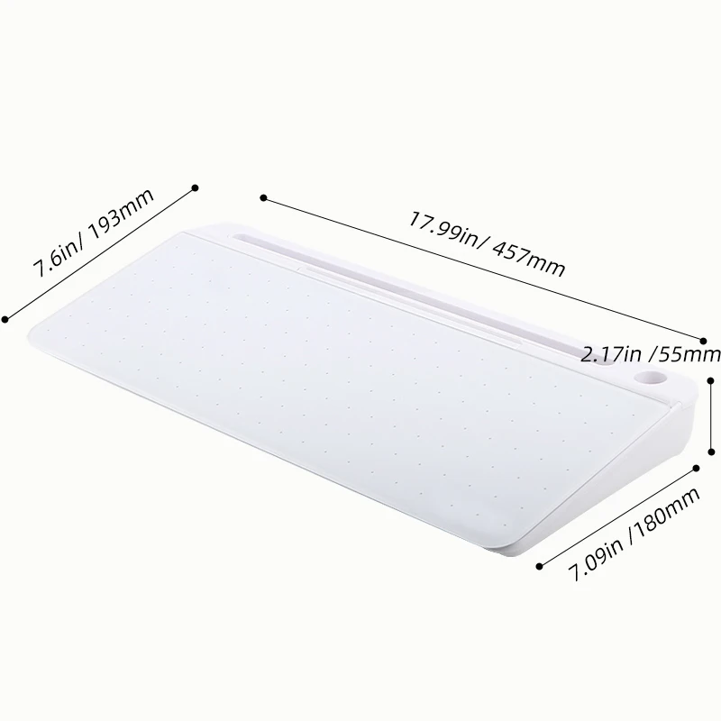 Desk Drawer Glass Whiteboard Dry Erase White Board Storage Pad Stand with Drawer Desk Organizers Home Office Accessories Gadgets