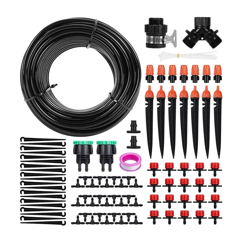

New Garden Irrigation System Drip Irrigation Kit,Adjustable Automatic Drip Irrigation Kit For Garden Greenhouse Patio Plants