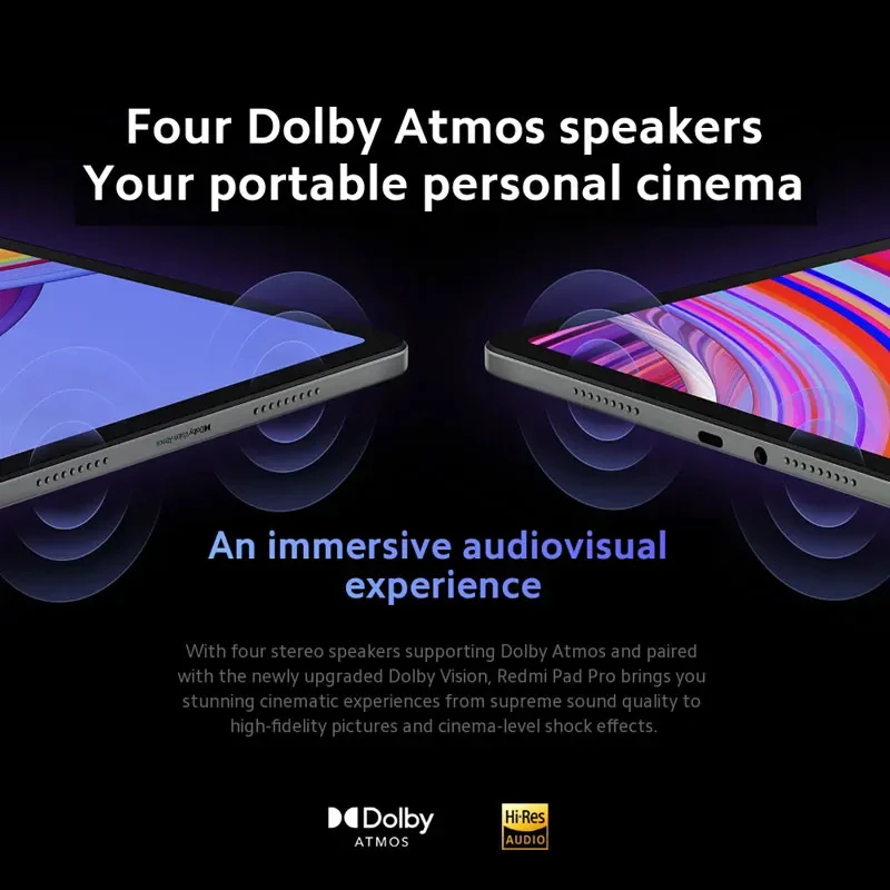 Xiaomi Redmi Pad Pro Global Version Snapdragon® 7s Gen 2 Processor 12.1'' 120Hz 2.5K Display 33W Fast Charging 10000mAh Battery - Image 6