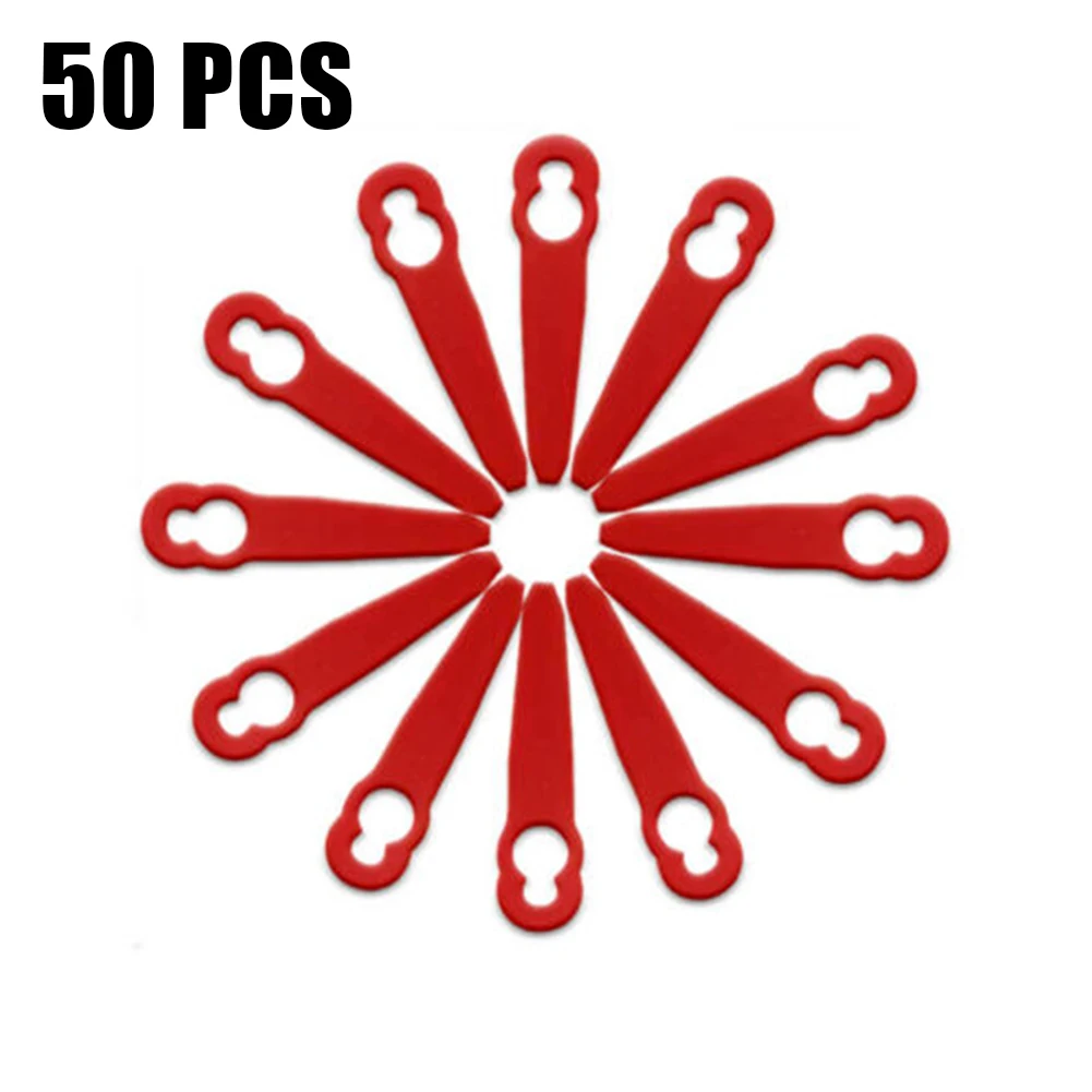 

50Pcs Plastic Blades For STIHL FSA 45 FSA 57 FSE 52 Polycut 2-2 Polycut 3-2 Grass String Trimmer Spare Parts 83mm 40080071000