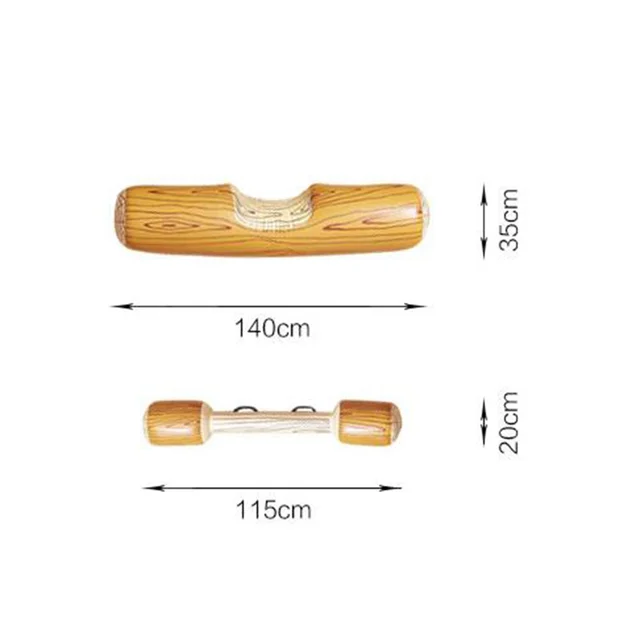 4pcs Children Water Joust Tree Log Pool Float Game Set Floating Water Toys Float Toys Pool Toys ( Mixed Color ) 5