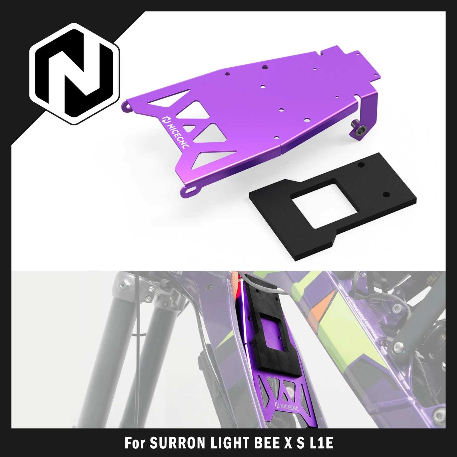 Für Surron Light Bee X Für Sur-ron Light Bee S L1E Für Segway X160 X260 Batterie Front Platte Kotflügel Abdeckung elektrische Dirt Bike
