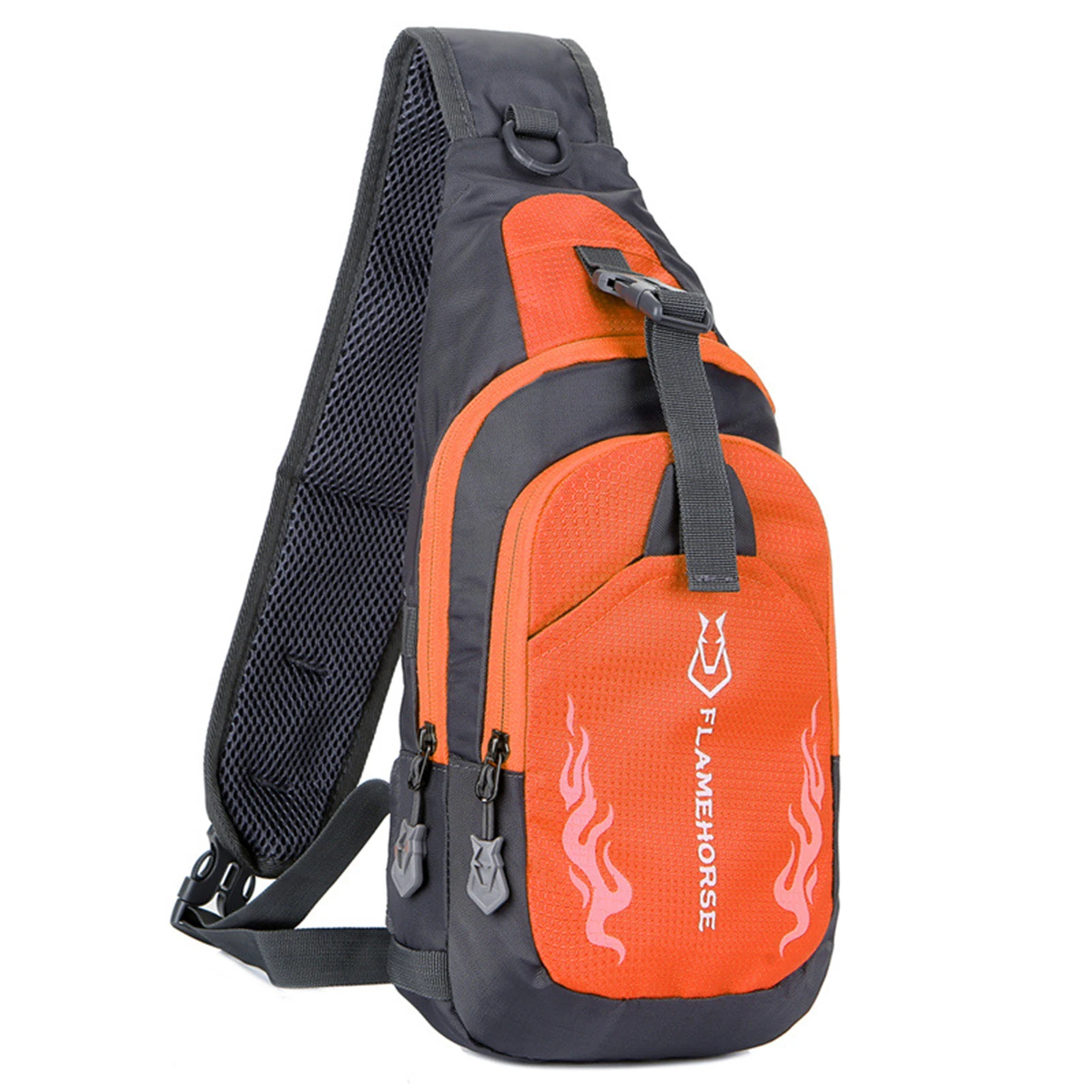 Men Sling Backpack Chest Crossbody Bag Waterproof Lightweight Chest Bag Shoulder Bag Travel Sports Running Cycling Gym_voghion.com