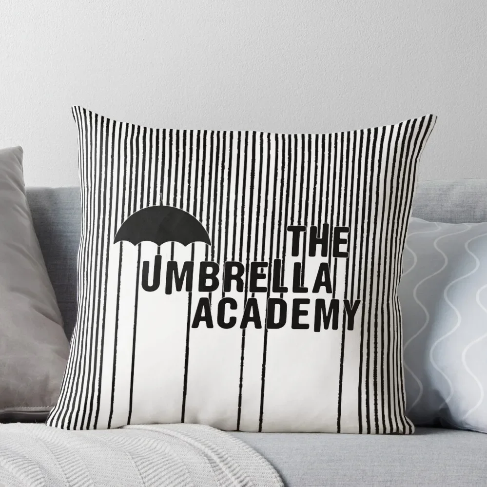 

The Umbrella Academy - Logo with lines Throw Pillow Throw Pillow pillows decor home
