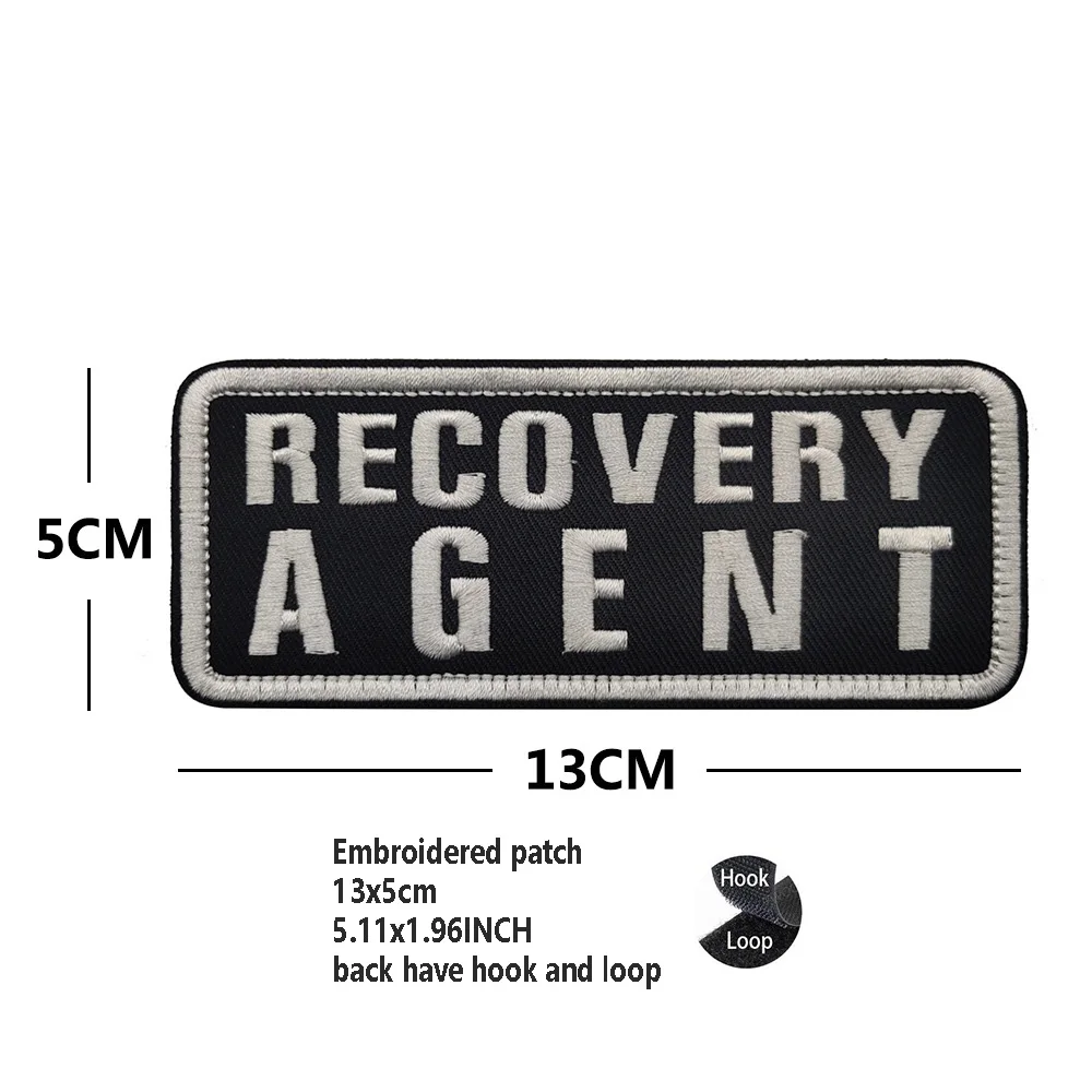 Embroidered LIVESTOCK AGENT Magic Badge Patch with Personality and Morale Appeal