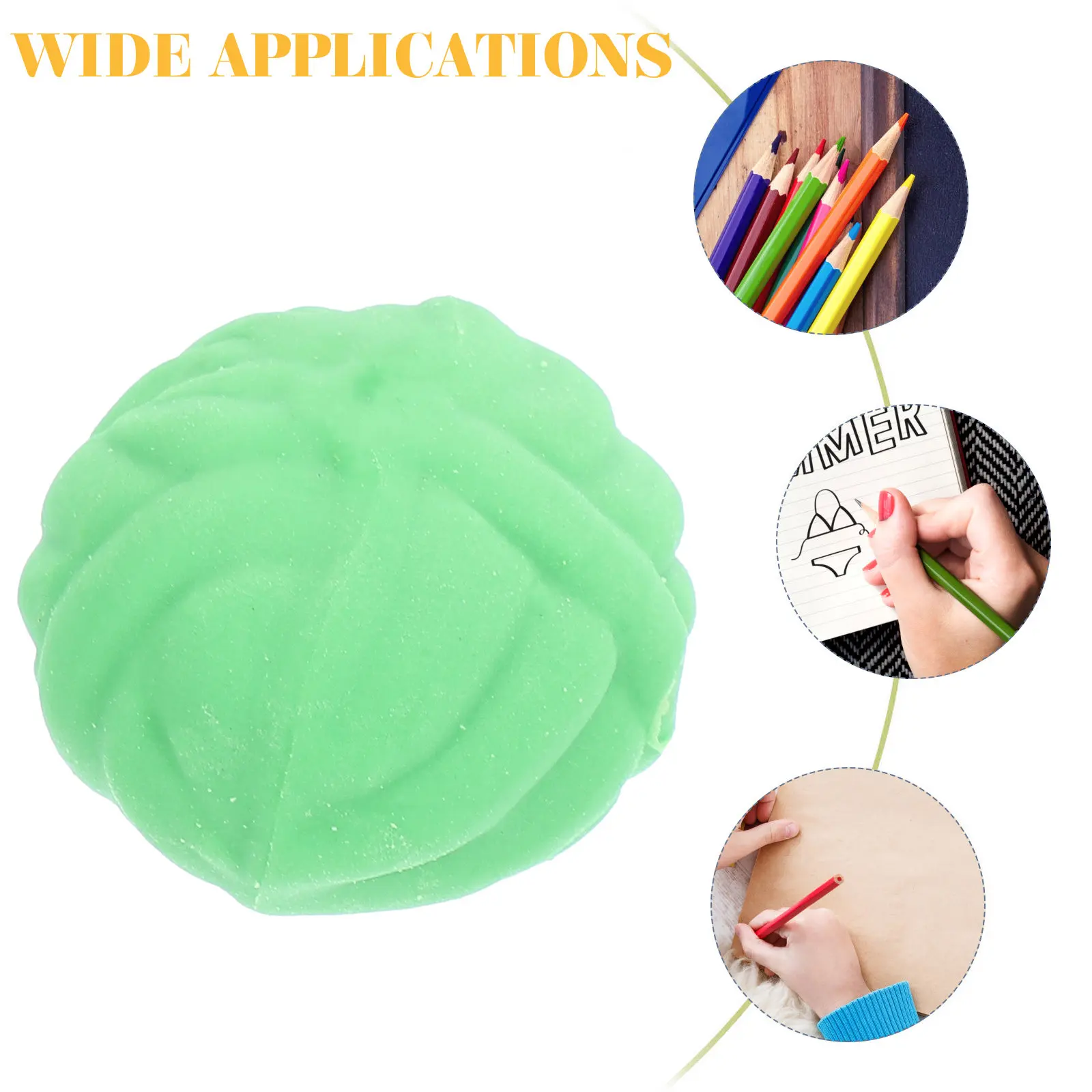 20Pcs 양배추 모양의 지우개 학생들을위한 귀여운 미니 지우개 어린이 학교 사무실 쓰기 그리기 교정 용품 대량