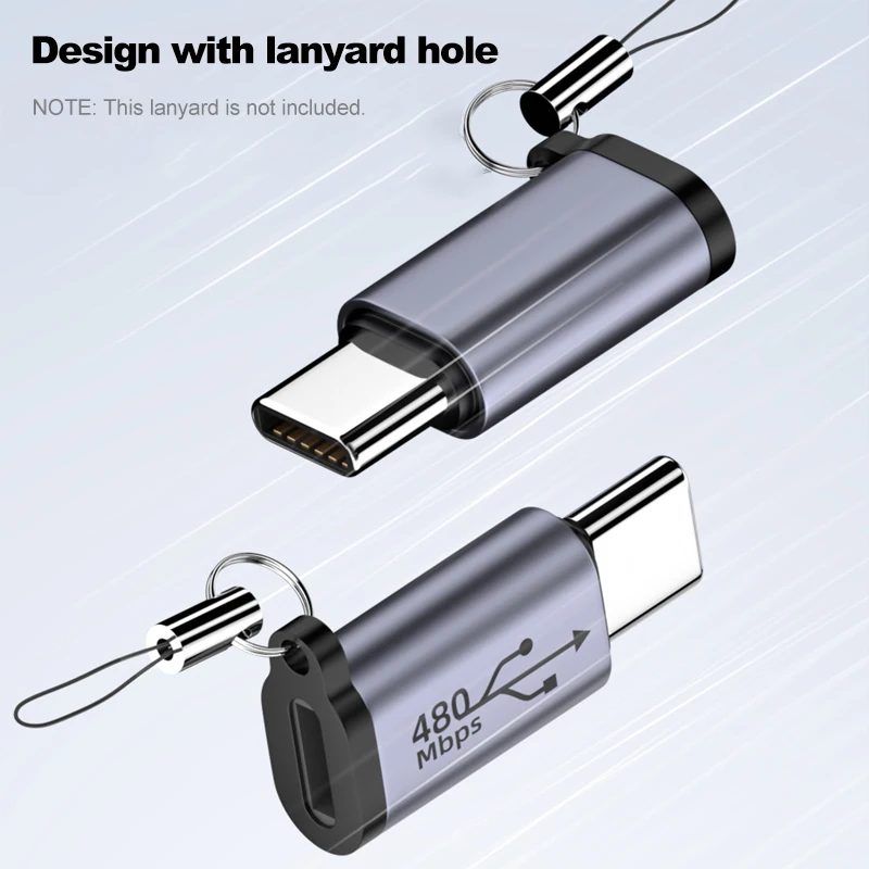 USB C Adapter Type C To Micro To Mini USB A Male Converters For Xiaomi Samsung For Lightning Female Charger Data Cable