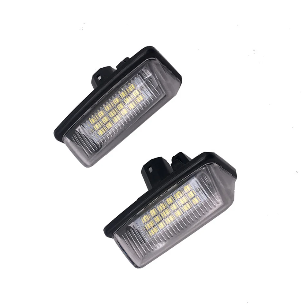 

2PCS LED Number License Plate Light Lamp For Toyota Alphard Wish Noah/Voxy Estima Caldina Corolla Crown Majesta Starlet Sprinter