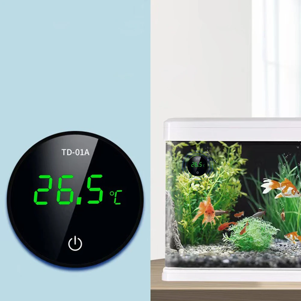 

LCD Aquarium Thermometer With Large LCD Display -9.9-50 ° C Ensures Accurate Reading For Aquarium Terrarium Amphibians Reptiles