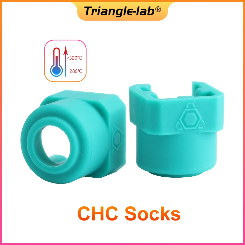 Trianglelab Cerâmica Aquecimento Núcleo Silicone Sock Chc Socks Kit Alta Temperatura Compatível com Td6 e Td6s c