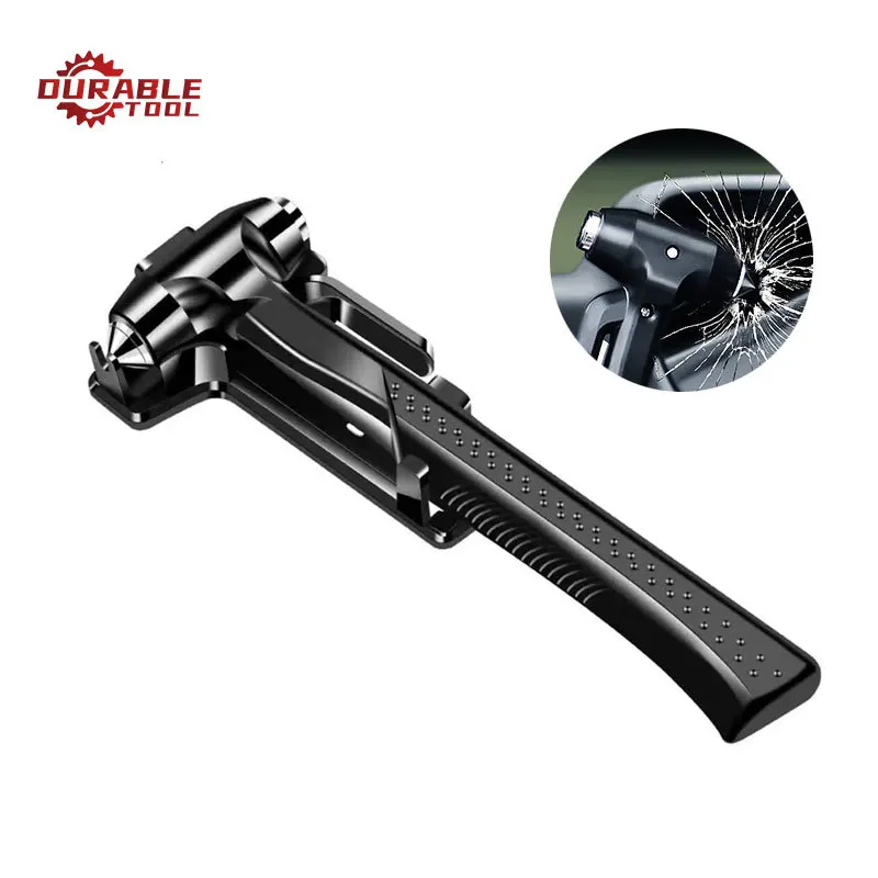 Kohlenstoffs tahl Auto Sicherheit Leben Hammer Auto Notfall Flucht Rettungs  werkzeug Sicherheits gurt Cutter Fenster Punsch Glas brecher langen Griff -  AliExpress