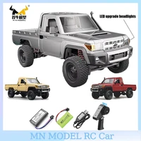 MN82 MN82 Pro Remote Controlled Climbing Off-road Vehicle 1:12 Full scale 4WD For LC79 Simulation RC Model Toy Rc Car 1