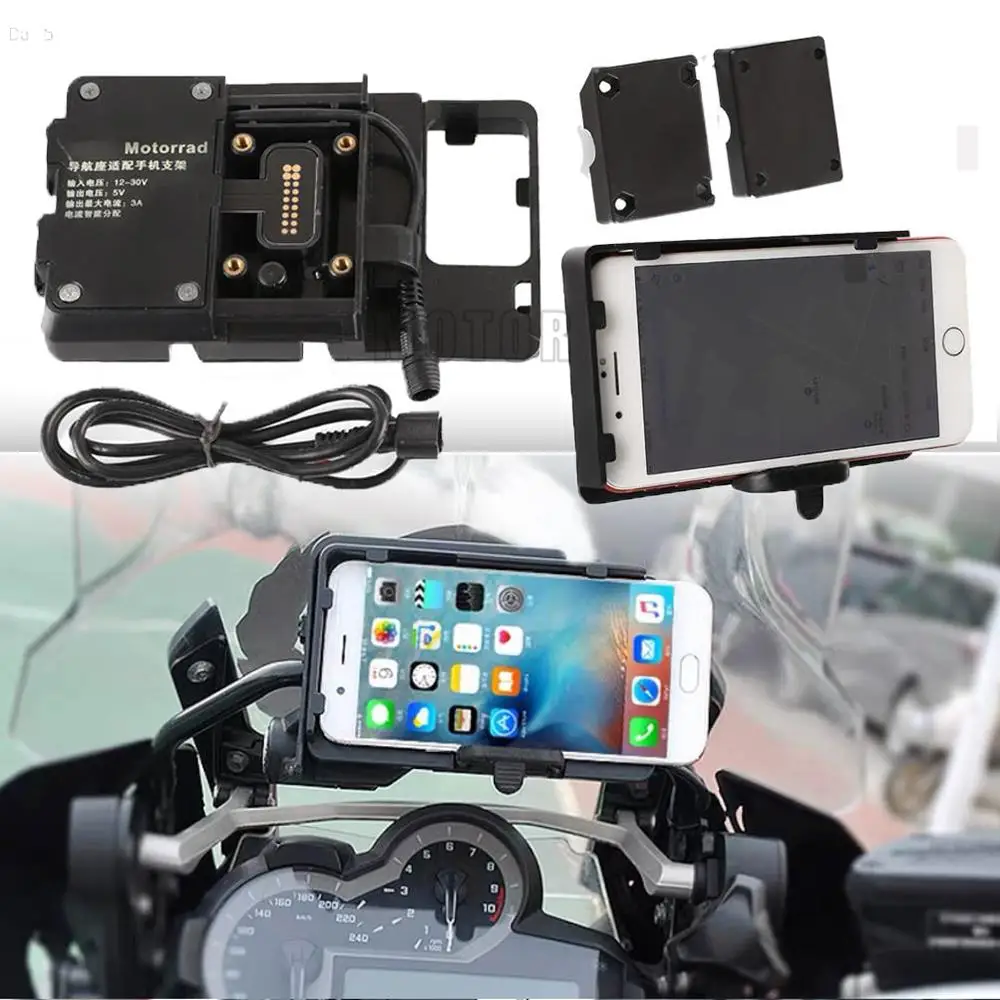 

For BMW R 1200 1250 GS Motor 2022 2023 R1200GS R1250GS F700GS F800GS Adventure F750GS F850 Navigation Bracket USB Mobile Phone