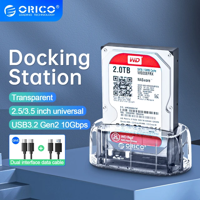 ORICO – boîtier pour disque dur externe SATA vers USB 3.5, 3.1/2.5 pouces,  Type C, 3.5 pouces - AliExpress