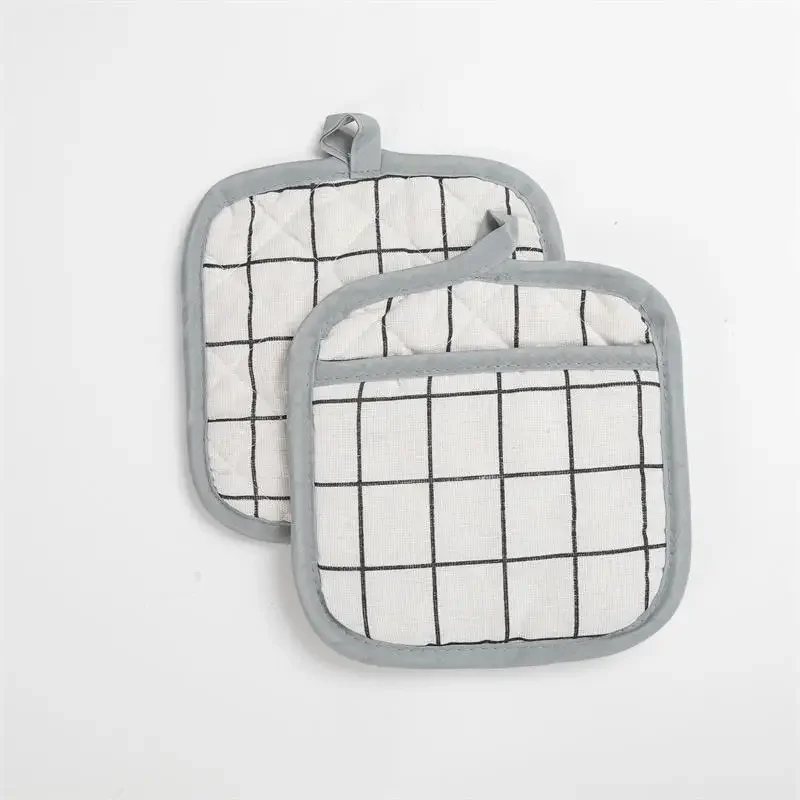 2 sztuki kuchennych uchwytów na garnki i rękawice kuchenne do piekarnika Zestaw rękawic termoodpornych, odpornych na ciepło, zapobiegających przygotowywaniu gorących garnków do pieczenia