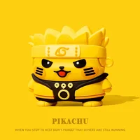 Pokemon custodia in silicone per AirPods 1 2 3 4 e Pro morbida antiurto 23