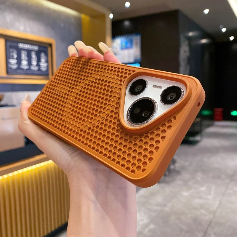 Matte Cooling Honeycomb Grid Magnetic Case - Pure Hard Cover