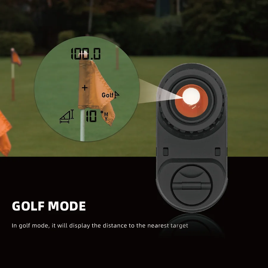 Victoptics 6x21 Compact Laser Rangefinder Scan Mode for Multiple Targets Portable Fully Coated Hunting Range Finder