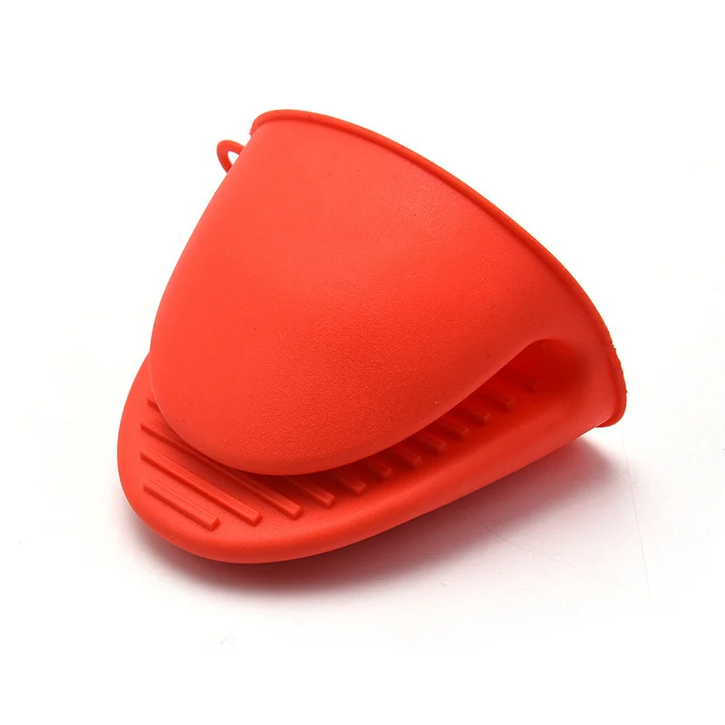 Silicone Oven Mitts 2pcs Thicken Baking Microwave Oven Glove Heat Insulation Anti-slip Grips Bowl Pot Clips Kitchen Gadgets