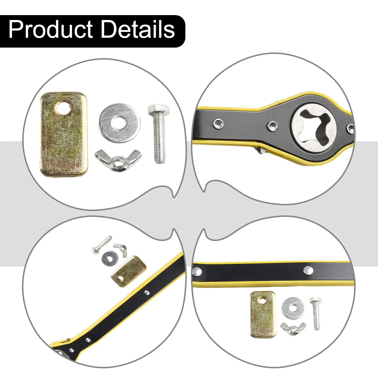 Effortless Car Jack- Ratchet Wrench Scissors Tire Wheel Handle Repair Tool Cross Labor-saving Wrench With Conversion Head car jack