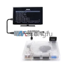  FOR PS1 Game Host Thick Machine Optical Drive Simulator Accessories Game Card Black+32GB/64GB128GB Card 