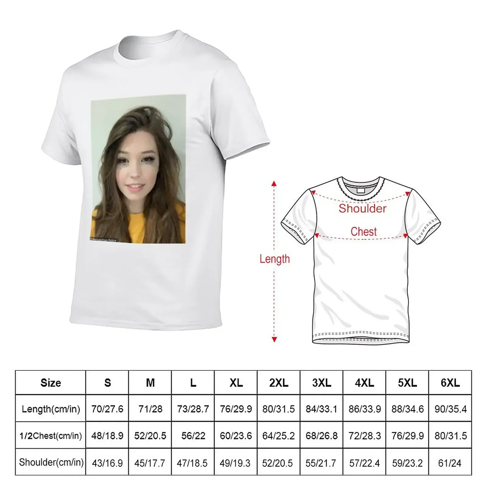 Belle.Delphine Mugshot Belle.Delphine Mugshot - T-Shirt quick drying Short sleeve tee blacks mens t shirts casual stylish