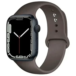 Premium Silicone Sport Watch Band - Versatile and Durable Strap Bracelet - 42 44 45 49 - 46mm M - L (16 cocoa color)