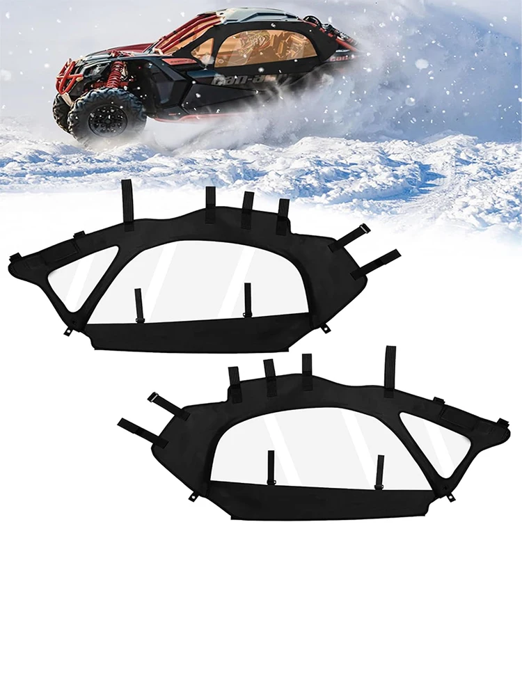 X3 Soft Upper Door Set Kit UTV Soft Cab Doors Top Enclosure Top Door Skin For 20