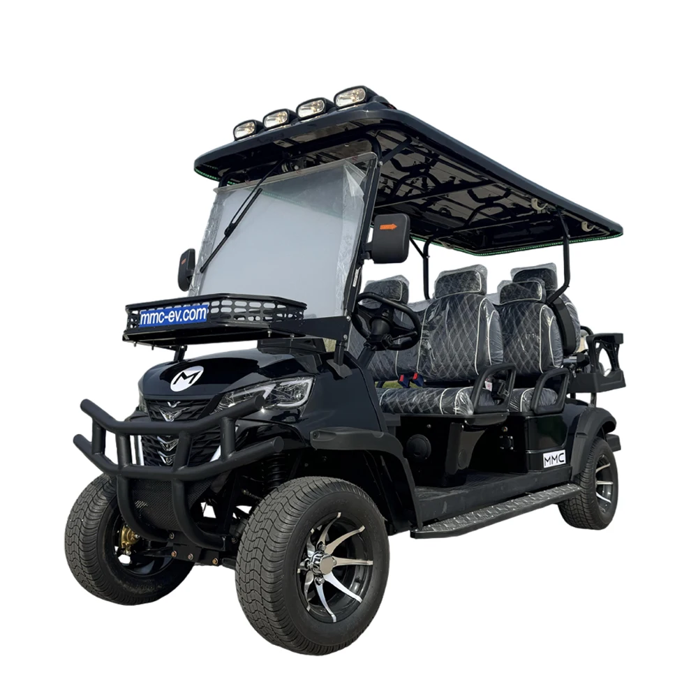2024 New Design Club Car 4 Wheel Golf Buggy Car 72V Lithium Battery Powered Golf Carts Off Road 6 Passenger Electric Golf Cart
