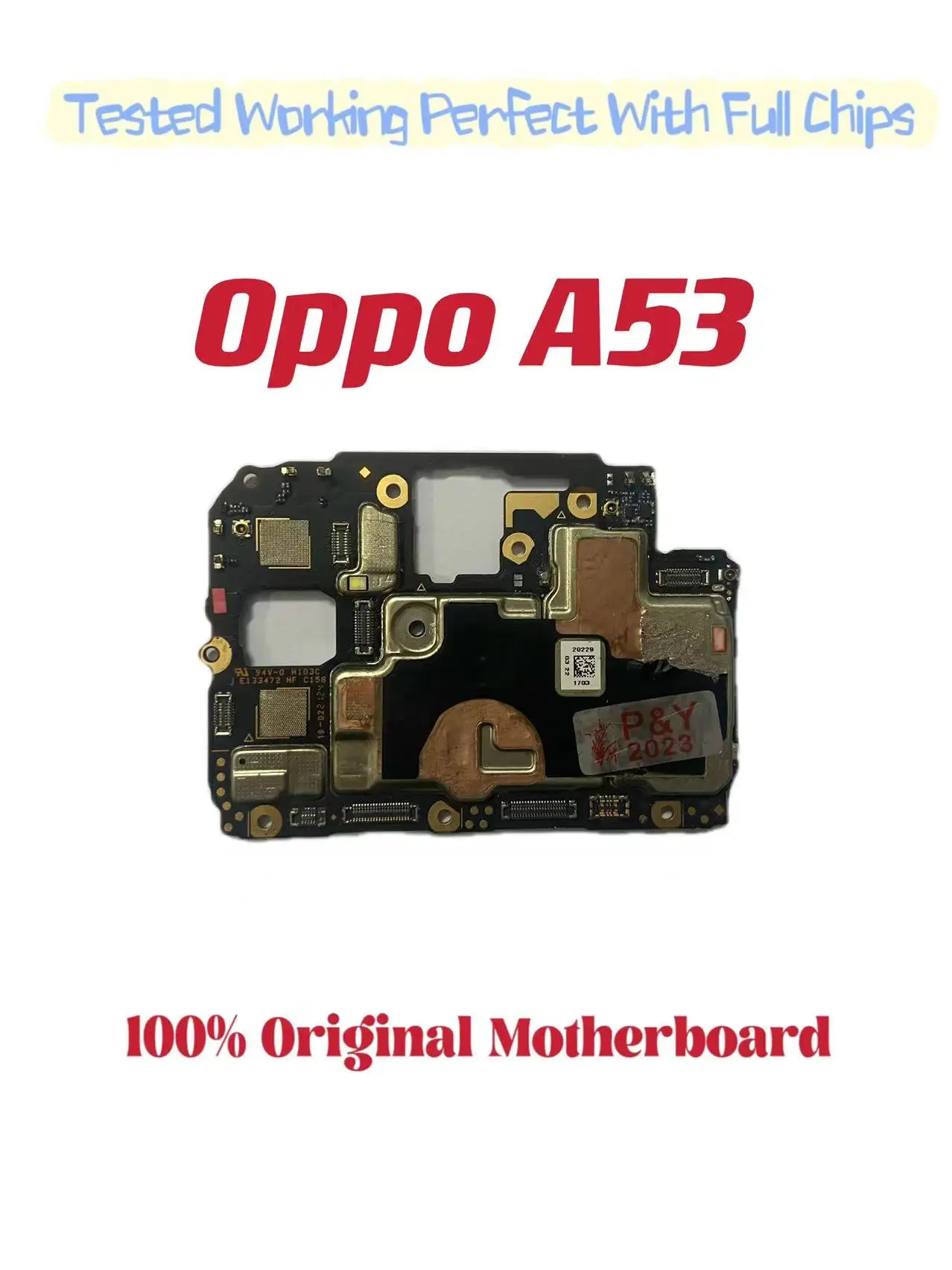 Original Unlocked Main Board for OPPO A53, Mainboard Motherboard