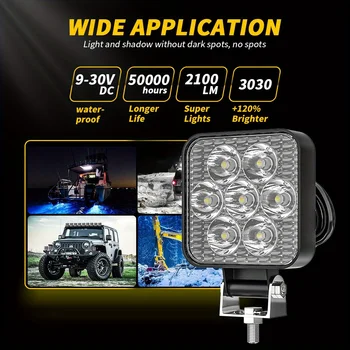 Mini Square LED Work Light 11