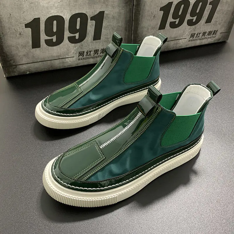 2022 Zomer Trend Sociale Fashion Board Schoenen Trendy Mannen Netto Rood  Met Hetzelfde Casual High-Top Sneakers mannen Schoenen _ - AliExpress Mobile