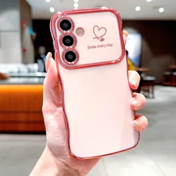Elegant Plating Soft TPU Smartphone Case Cover - Galaxy S23+ (Pink)