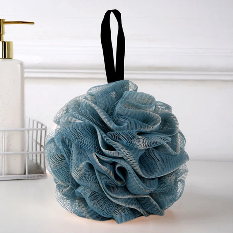 Soft Mesh Bath Sponge Balls Comfortable Large Flower Bubble Shower Rub Bath Ball Body Cleaner Exfoliating Scrubbers Bath Ball 6