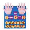 Kids Montessori Felt Finger Numbers Math Toys Children Counting Preschool Early  Learning Educational Board For Toddlers 1