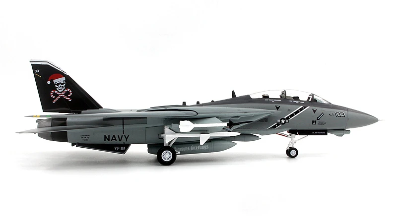 1/72 US F-14D F14 fighter model VF103 squadron 37193  Finished product collection model